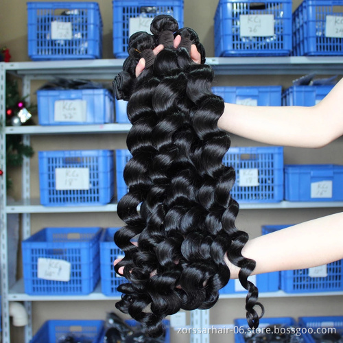Virgin Hair Extension Human Hair Wholesale 10a 40 Inch Virgin Peruvian Yes.100% Virgin Cuticle Aligned Hair from One Donor